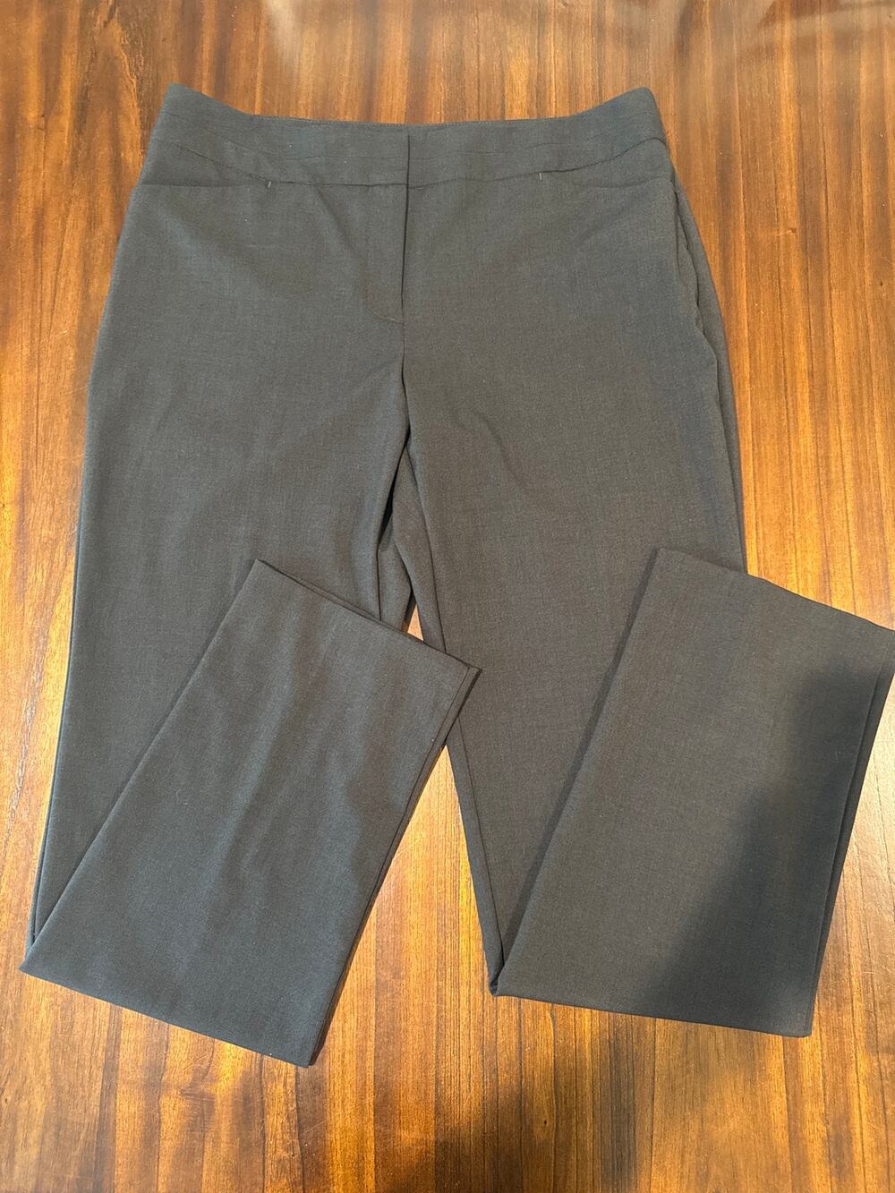 Worthington Women’s Dark Gray Dress Pants Modern Fit Size 12
